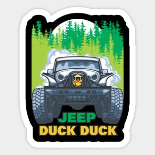 Duck Duck Jeep Sticker